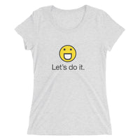 Let's do it Emoji – Ladies' short sleeve t-shirt